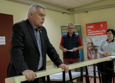 Finał Ligi PZSS, Konferencja techniczna - 5.01.2018 Bydgoszcz. Fot. Włodzimierz Gałecki