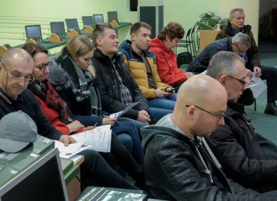 Finał Ligi PZSS, Konferencja techniczna - 5.01.2018 Bydgoszcz. Fot. Włodzimierz Gałecki