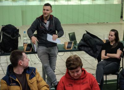 Finał Ligi PZSS, Konferencja techniczna - 5.01.2018 Bydgoszcz. Fot. Włodzimierz Gałecki