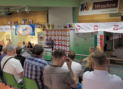 Finał Ogólnopolskiej Olimpiady Młodzieży Śląskie 2018 we Wrocławiu - konferencja techniczna. Fot: ©PZSS/Włodzimierz G. Gałecki