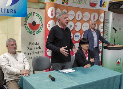 Finał Ogólnopolskiej Olimpiady Młodzieży Śląskie 2018 we Wrocławiu - konferencja techniczna. Fot: ©PZSS/Włodzimierz G. Gałecki