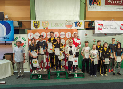 Finał Ogólnopolskiej Olimpiady Młodzieży - Dekoracje, 22.07.2018, Wrocław. Fot: Barbara Pastuszka