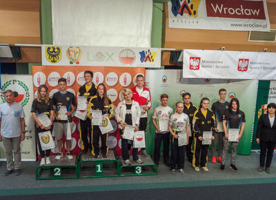 Finał Ogólnopolskiej Olimpiady Młodzieży - Dekoracje, 22.07.2018, Wrocław. Fot: Barbara Pastuszka