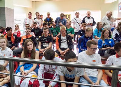 Finał Ogólnopolskiej Olimpiady Młodzieży - Dekoracje, 22.07.2018, Wrocław. Fot: ©PZSS/Włodzimierz G. Gałecki