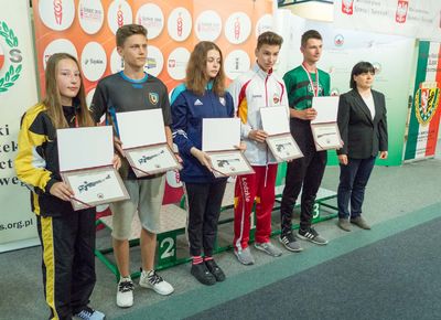 Finał Ogólnopolskiej Olimpiady Młodzieży - Dekoracje i zakończenie, 24.07.2018, Wrocław. Fot.: Barbara Pastuszka i Włodzimierz G. Gałecki