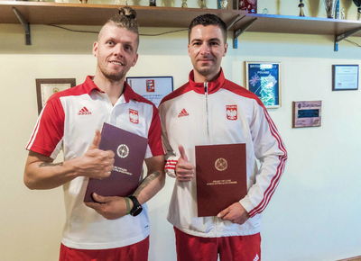 Medaliści MŚ w Changwon u Ministra Sportu, 26.09.2018, Warszawa. Fot: ©PZSS/Włodzimierz G. Gałecki