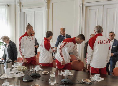 Medaliści MŚ w Changwon u Ministra Sportu, 26.09.2018, Warszawa. Fot: ©PZSS/Włodzimierz G. Gałecki