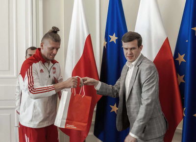 Medaliści MŚ w Changwon u Ministra Sportu, 26.09.2018, Warszawa. Fot: ©PZSS/Włodzimierz G. Gałecki
