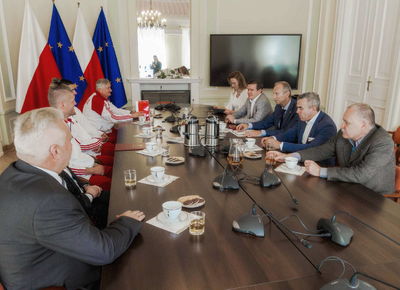 Medaliści MŚ w Changwon u Ministra Sportu, 26.09.2018, Warszawa. Fot: ©PZSS/Włodzimierz G. Gałecki