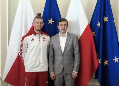 Medaliści MŚ w Changwon u Ministra Sportu, 26.09.2018, Warszawa. Fot: ©PZSS/Włodzimierz G. Gałecki