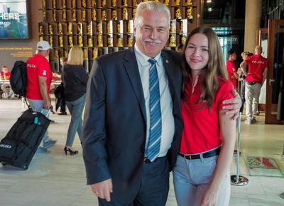 Ślubowanie Reprezentantów Polski na III Młodzieżowe Igrzyska Olimpijskie w Buenos Aires, 1.10.2018, Warszawa