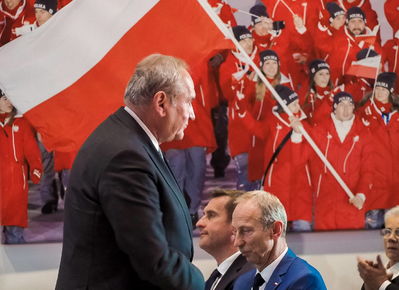 Ślubowanie Reprezentantów Polski na III Młodzieżowe Igrzyska Olimpijskie w Buenos Aires, 1.10.2018, Warszawa
