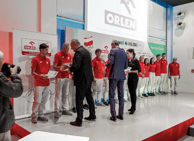 Ślubowanie Reprezentantów Polski na III Młodzieżowe Igrzyska Olimpijskie w Buenos Aires, 1.10.2018, Warszawa