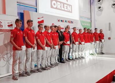 Ślubowanie Reprezentantów Polski na III Młodzieżowe Igrzyska Olimpijskie w Buenos Aires, 1.10.2018, Warszawa