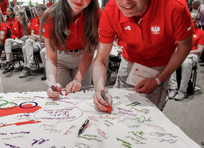 Ślubowanie Reprezentantów Polski na III Młodzieżowe Igrzyska Olimpijskie w Buenos Aires, 1.10.2018, Warszawa