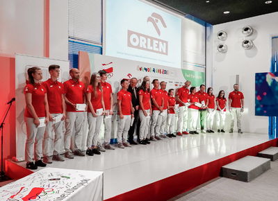 Ślubowanie Reprezentantów Polski na III Młodzieżowe Igrzyska Olimpijskie w Buenos Aires, 1.10.2018, Warszawa