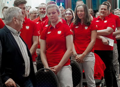 Ślubowanie Reprezentantów Polski na III Młodzieżowe Igrzyska Olimpijskie w Buenos Aires, 1.10.2018, Warszawa