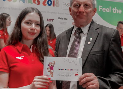Ślubowanie Reprezentantów Polski na III Młodzieżowe Igrzyska Olimpijskie w Buenos Aires, 1.10.2018, Warszawa