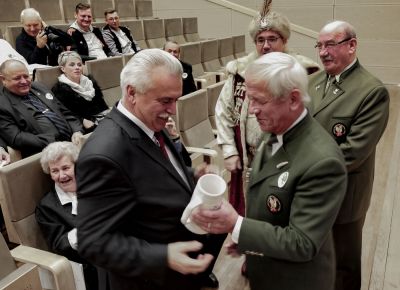 Przebieg obchodów 90-lecia Łódzkiego Związku Strzelectwa Sportowego. Fot. Włodzimierz Gałecki